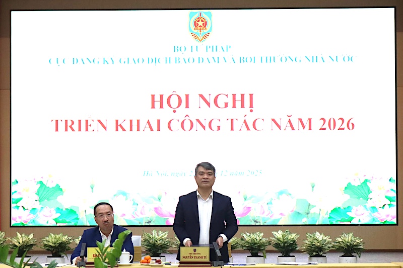 Cục Đăng ký giao dịch bảo đảm và Bồi thường nhà nước: Hoàn thành 100% nhiệm vụ công tác trong năm 2025